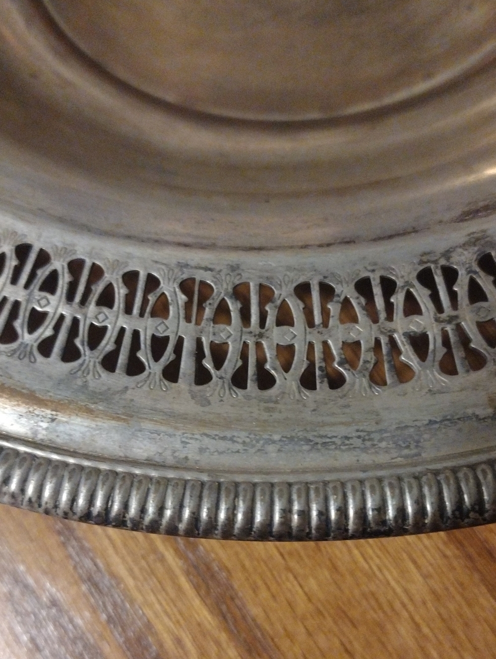 WM ROGERS 4235 Rope Tray/Dish/Bowl - Picture 5 of 6